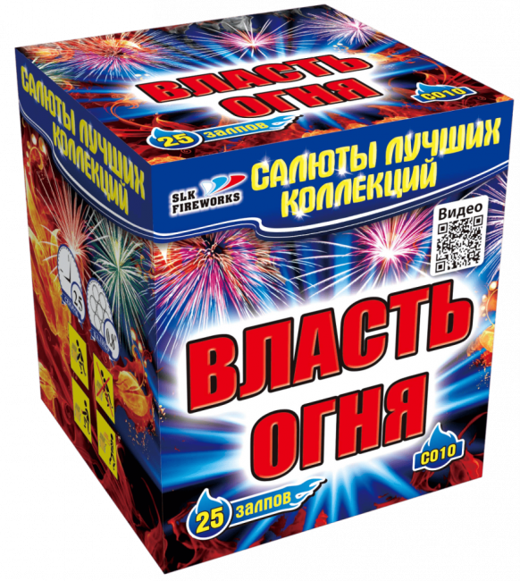 Фейерверк салют «Власть огня» 25 залпов, 0.8" калибр Фейерверк салют «Власть огня» 25 залпов, 0.8" калибр