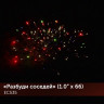 Фейерверк салют «Разбуди соседей» 66 залпов, 1" калибр