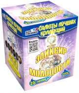 Фейерверк салют «Эликсир молодости» 25 залпов, 0.8" калибр Фейерверк салют «Эликсир молодости» 25 залпов, 0.8" калибр