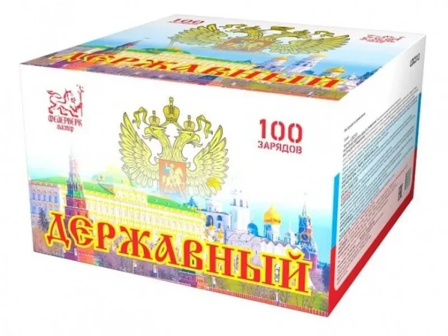 Фейерверк салют «Державный» 100 залпов, 1.25" калибр