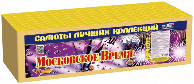 Фейерверк салют «Московское время» 220 залпов, 1.25" калибр