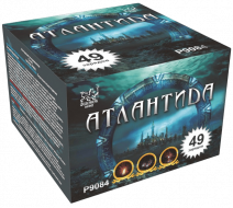 Фейерверк салют «Атлантида» 49 залпов, 1" калибр