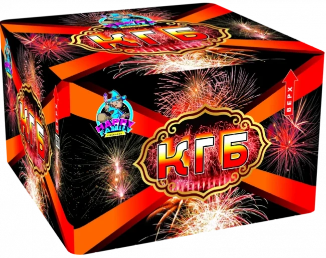 Фейерверк салют «КГБ» 100 залпов, 1.25" калибр