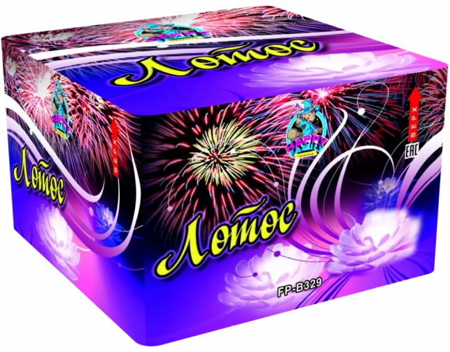 Фейерверк салют «Лотос» 100 залпов, 1.25" калибр