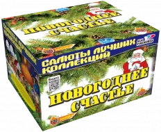 Фейерверк салют «Новогоднее счастье» 100 залпов, 1.25" калибр