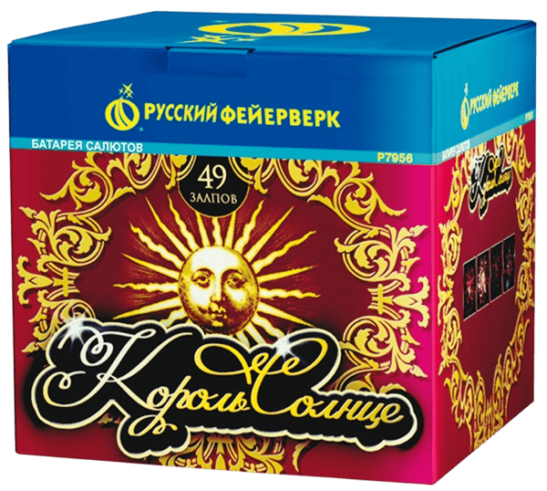Фейерверк салют «Король солнце» 49 залпов, 1.25" калибр Фейерверк салют «Король солнце» 49 залпов, 1.25" калибр