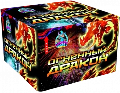 Фейерверк салют «Огненный дракон» 100 залпов, 1.25" калибр