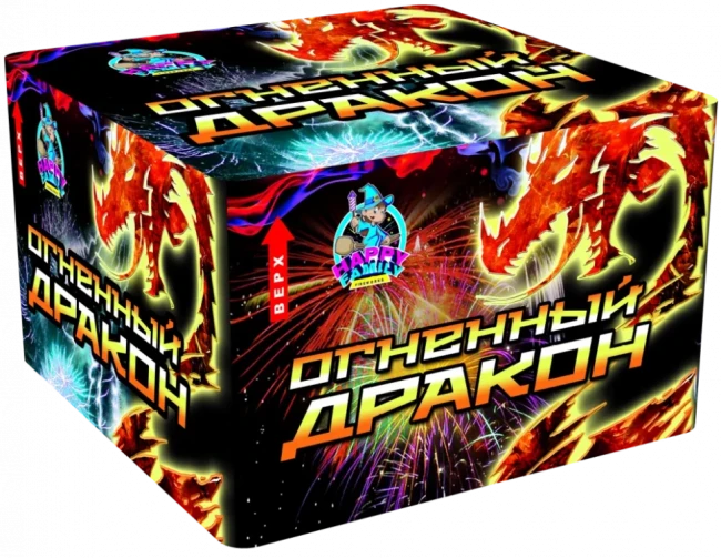 Фейерверк салют «Огненный дракон» 100 залпов, 1.25" калибр