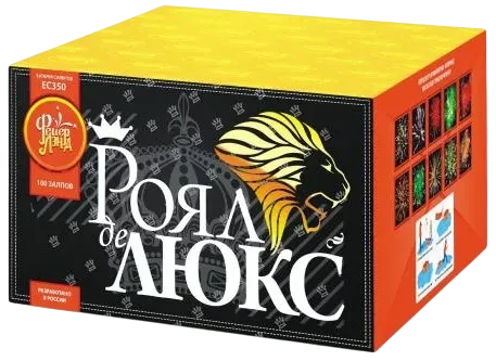 Фейерверк салют «Роял де Люкс» 100 залпов, 0.8" калибр Фейерверк салют «Роял де Люкс» 100 залпов, 0.8" калибр