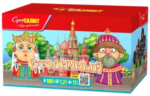 Фейерверк салют «Столичный» 100 залпов, 1.25" калибр